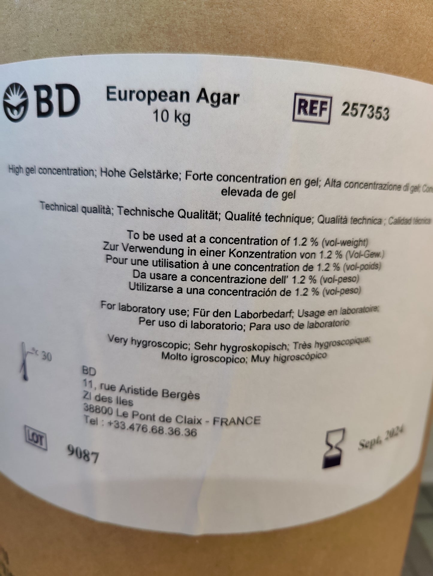 Europäischer Agar, Aktionspreis, gültig bis 19.12.2025
