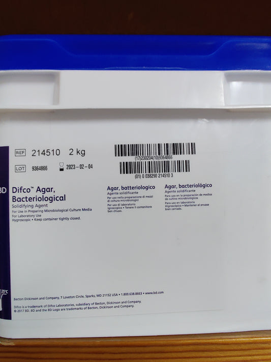 Difco Agar, bacteriological