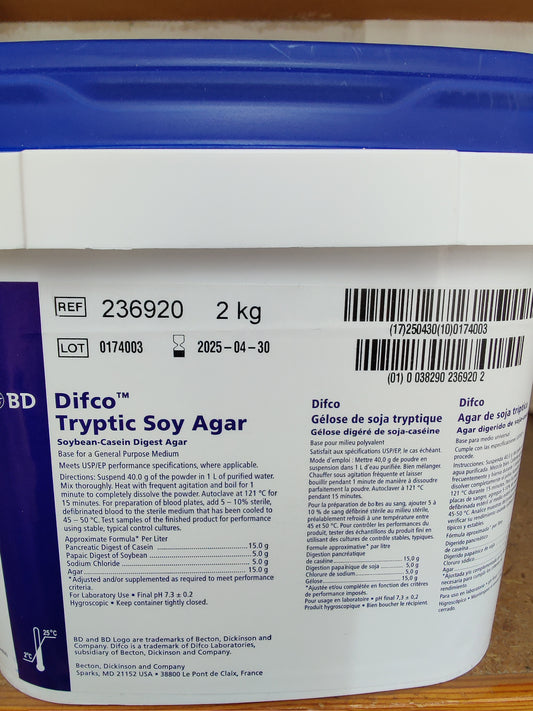 Caseinpepton-Sojamehlpepton-Agar (TSA)