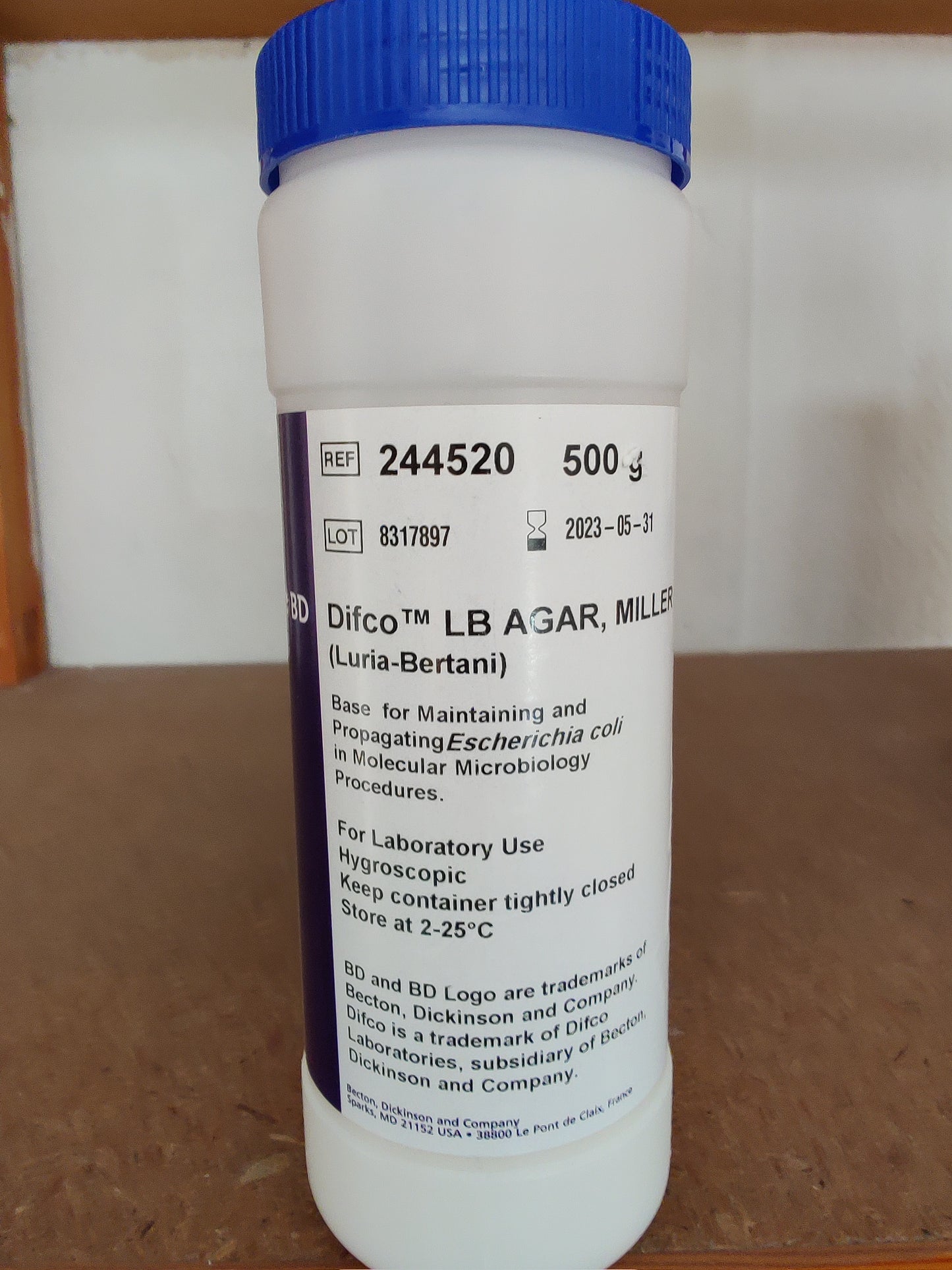 LB-Agar nach Miller (Luria Bertani)