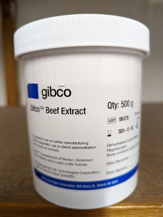 gibco, Difco™ Beef Extract, Manufactured for Life Technologies Corp.